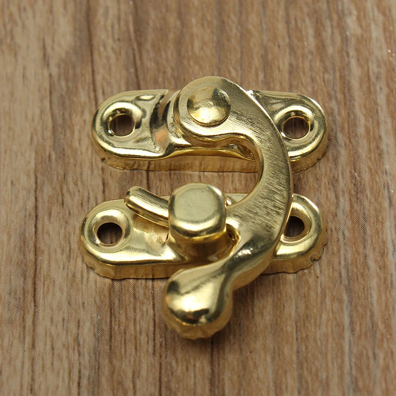 12pcs 34x28mm Antique Bronze Iron Padlock Hook Lock
