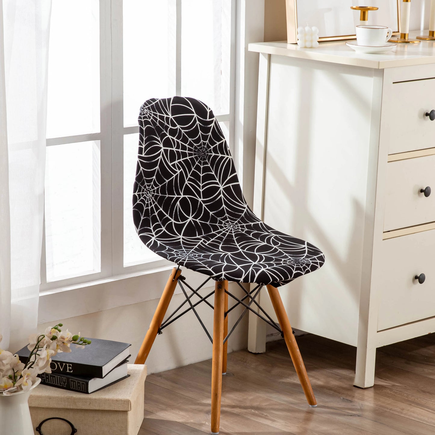 1Pc Printed Dining Table and Chair Cover
