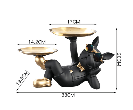 Decorazione porta chiavi stile cagnolino