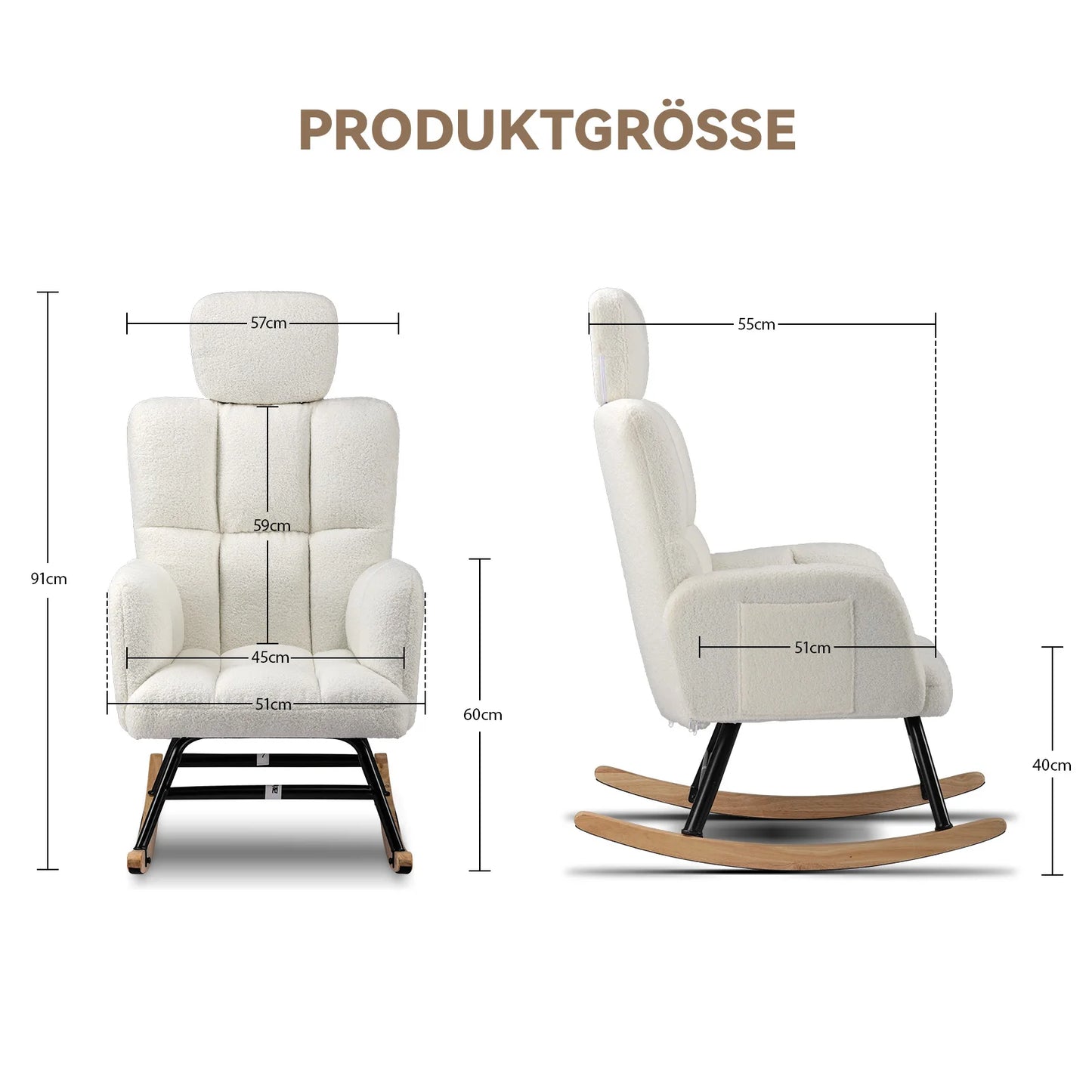 Rocking chair Rocking Swing armchair