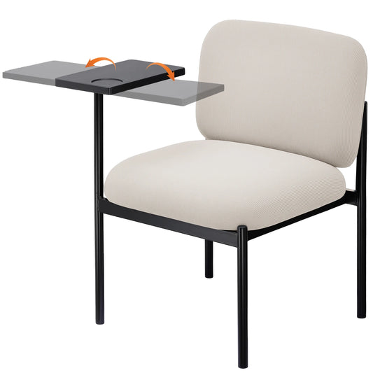 lounge armchair relax with desk metal legs single sofa