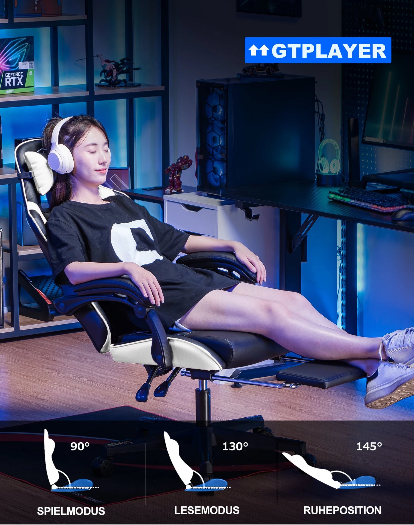 GTPLAYER Gaming chair Gamer chair Ergonomic Office Chair