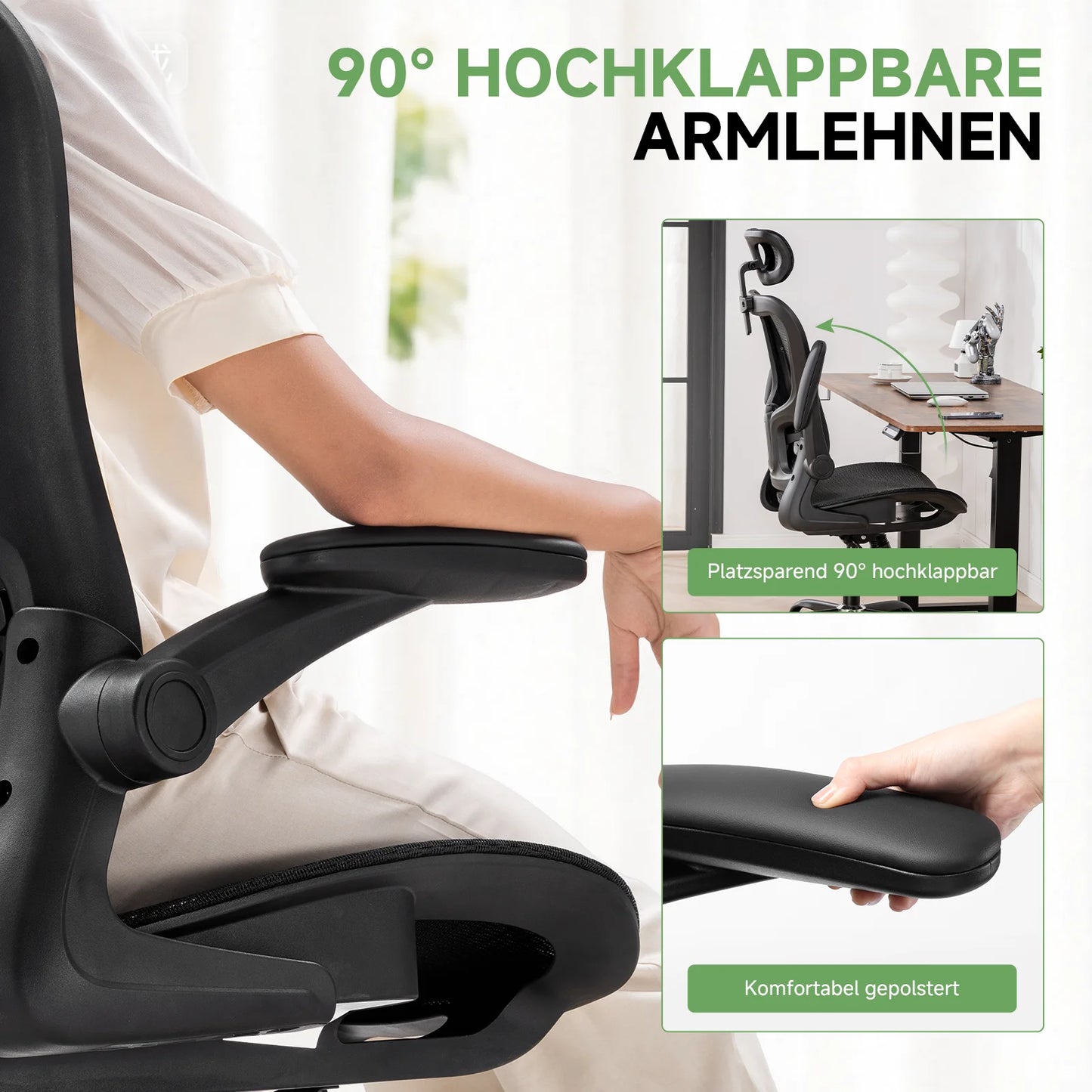 Office chair Ergonomic Adjustable Headrest Desk chair Gaming