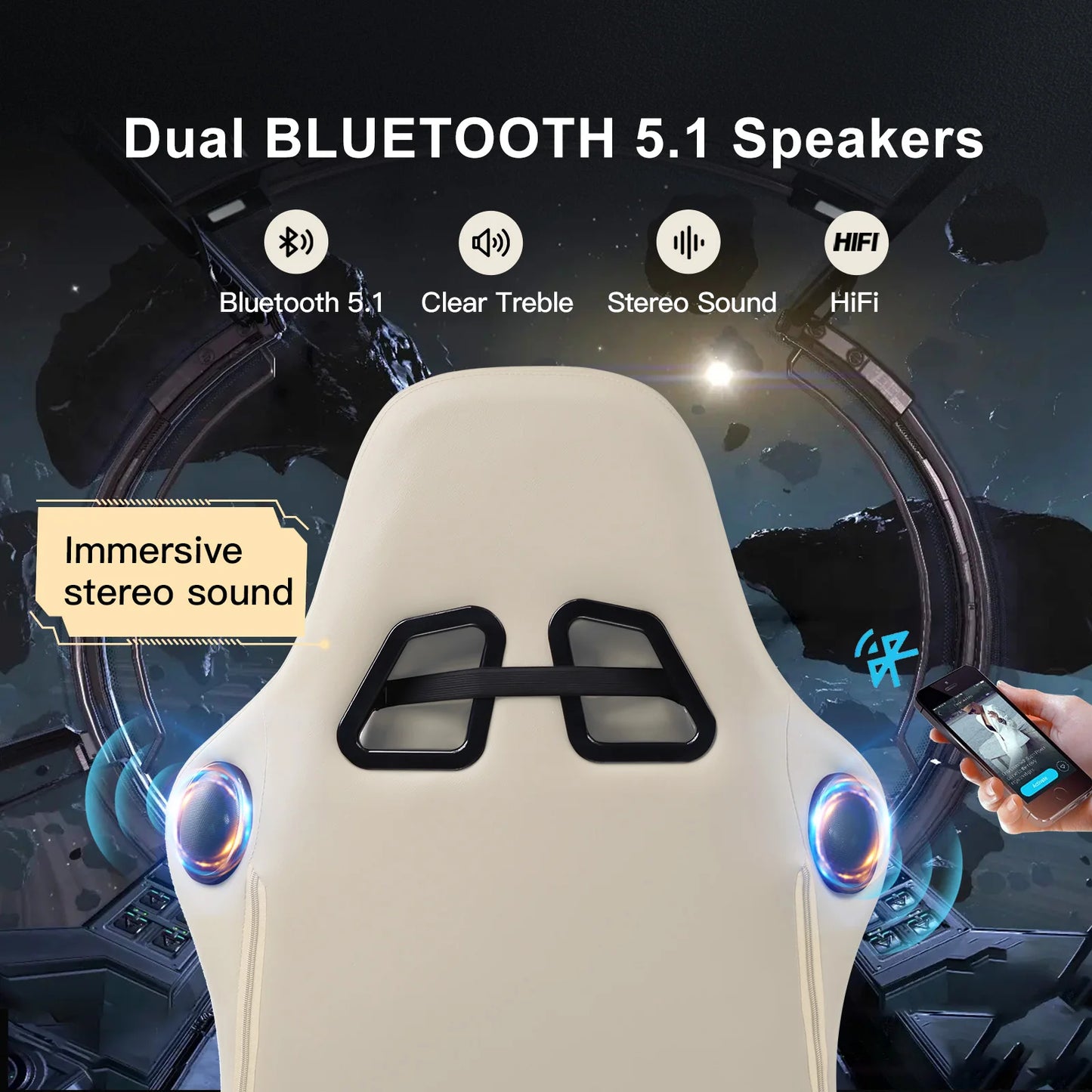 GTPLAYER Gaming chair Ergonomic Gaming armchair Desk chair