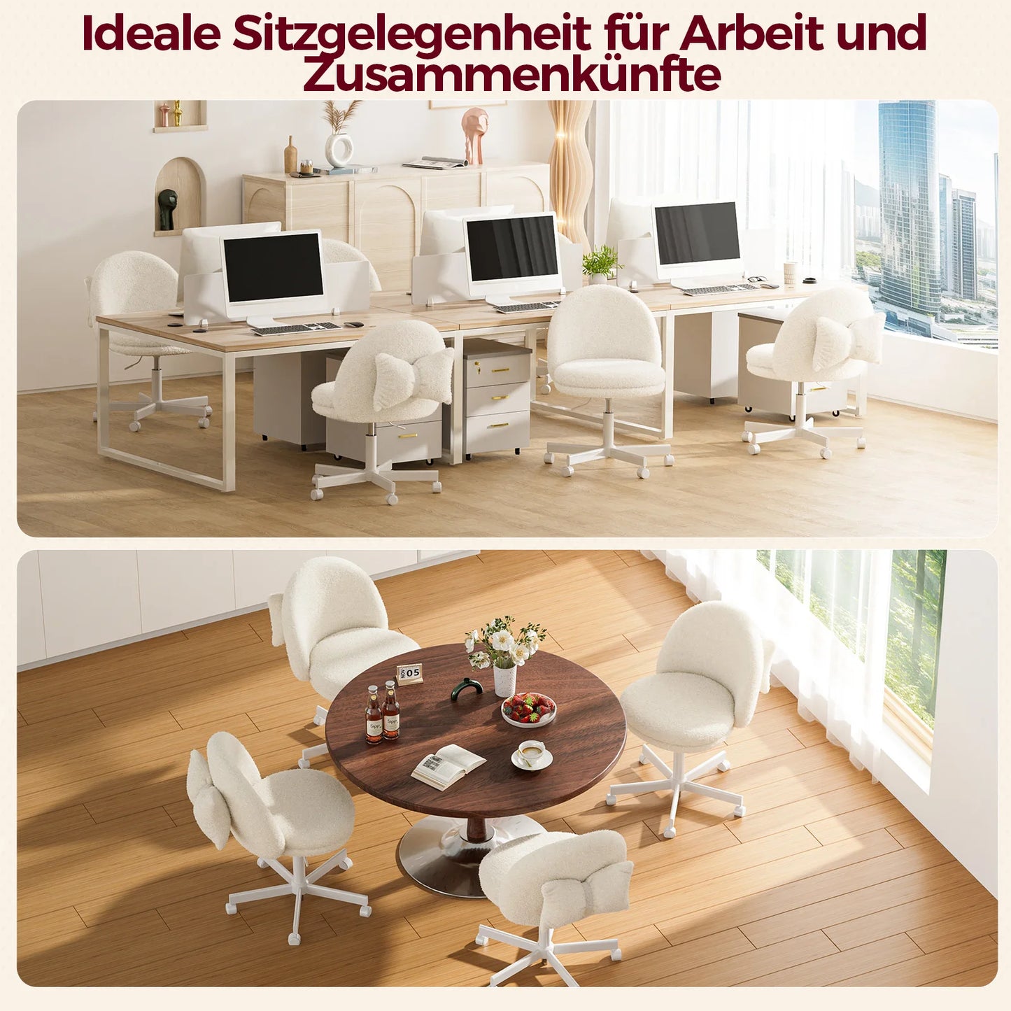 home office chair, swivel chair with backres