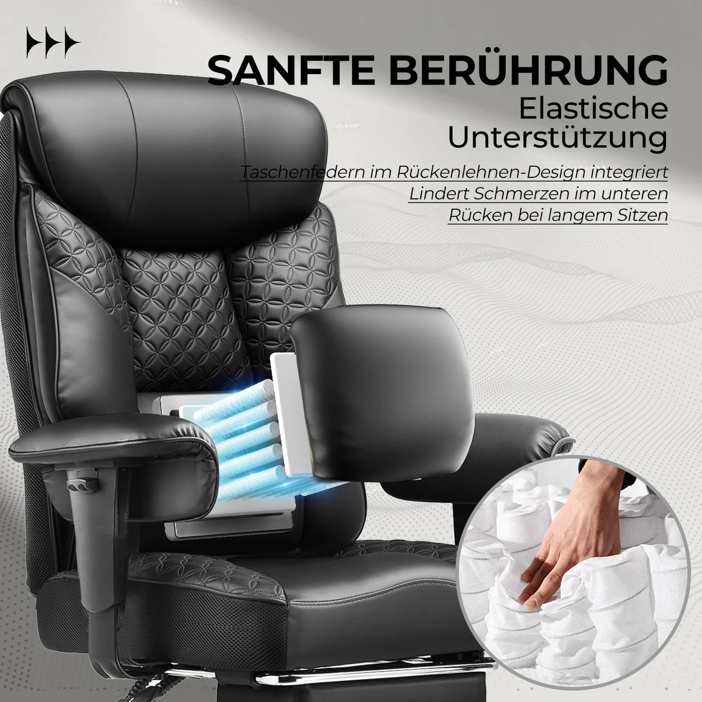 Gaming chair for Large and Heavy Persons Ergonomic Office Chair
