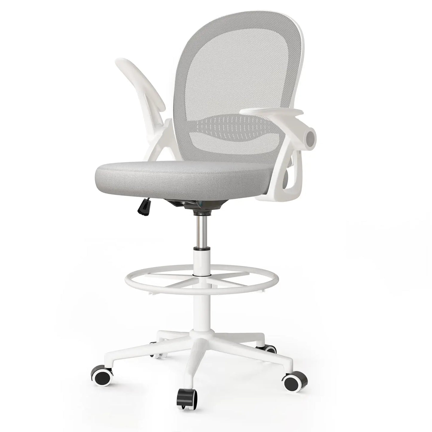Office Chair with Footrest Ring Ergonomic