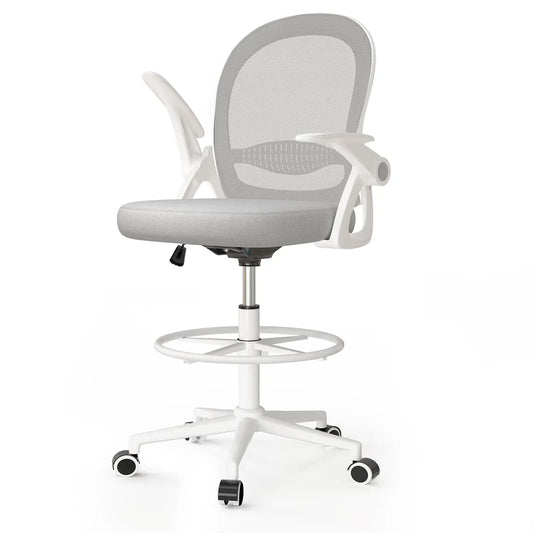 Office Chair with Footrest Ring Ergonomic
