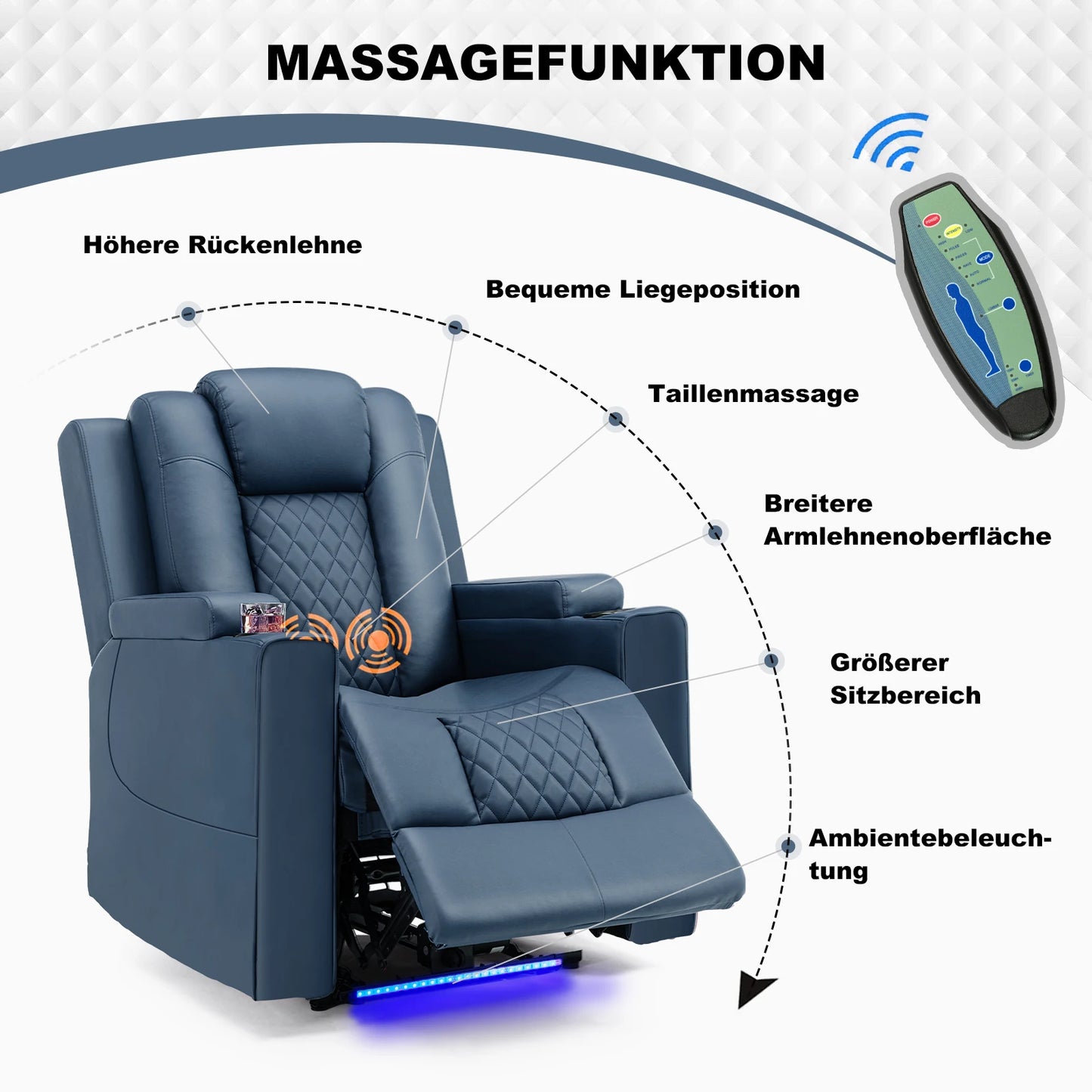 TV armchair Relax armchair with reclining function