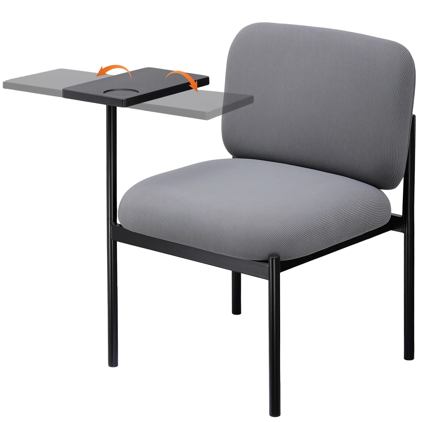 lounge armchair relax with desk metal legs single sofa
