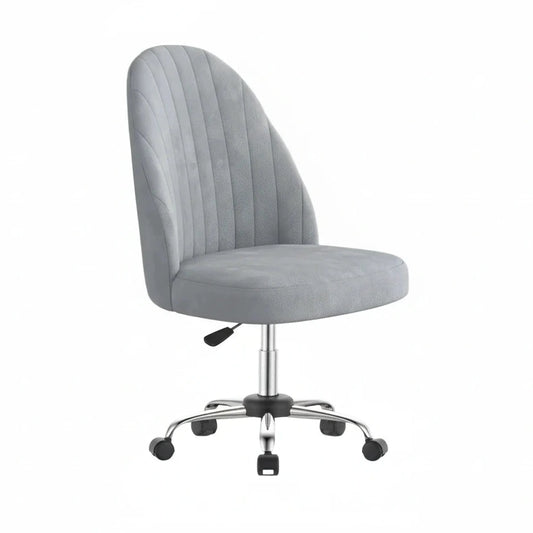 Small Swivel Makeup Vanity Chair Velvet Dressing