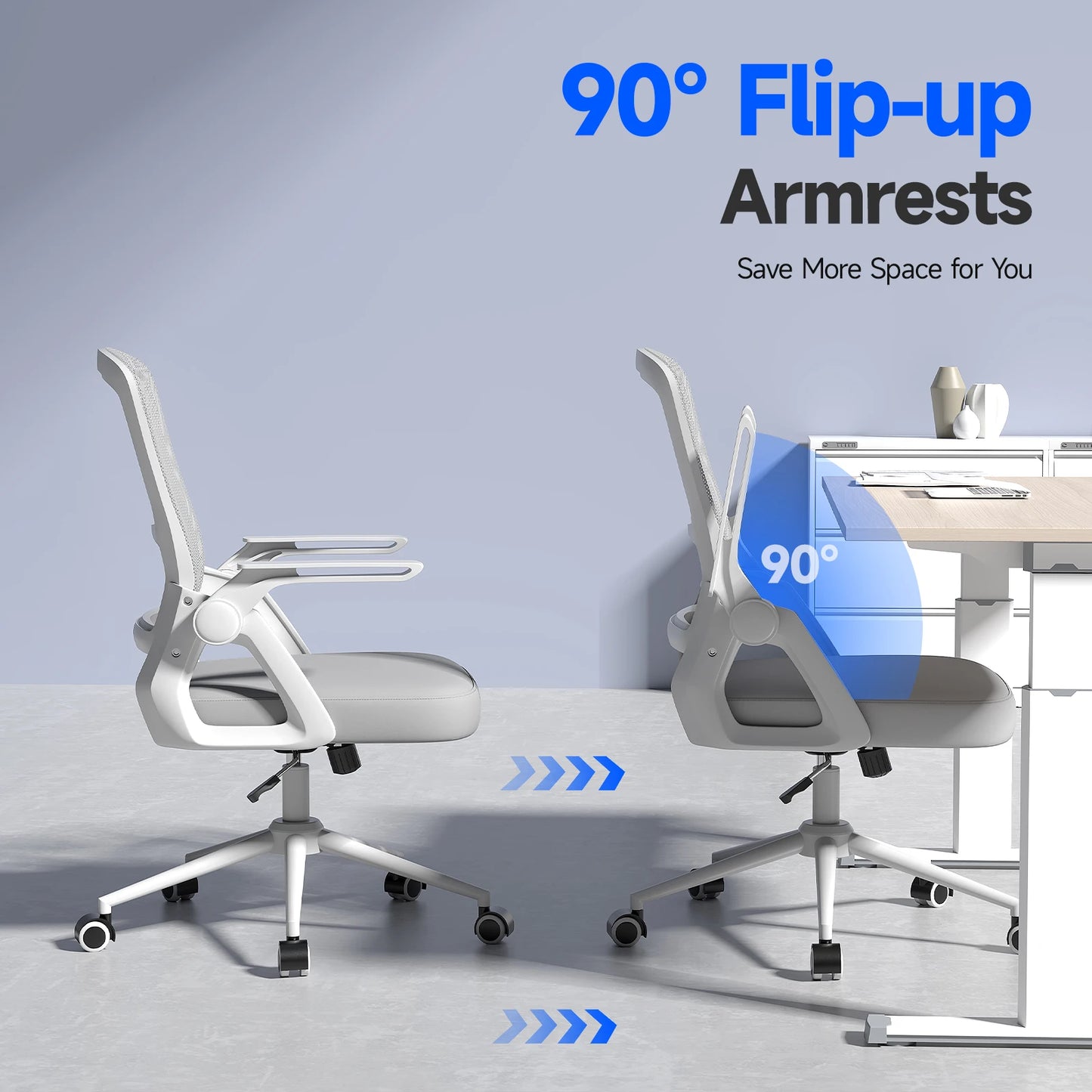 Office Chair Ergonomic with Cushion Lumbar Support