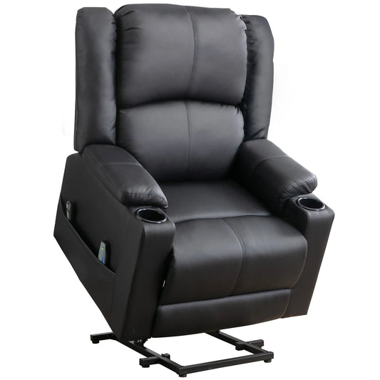 COMHOMA Electric Stand-Up armchair Relax armchair TV armchair Massage armchair with reclining function armchair for the elderly
