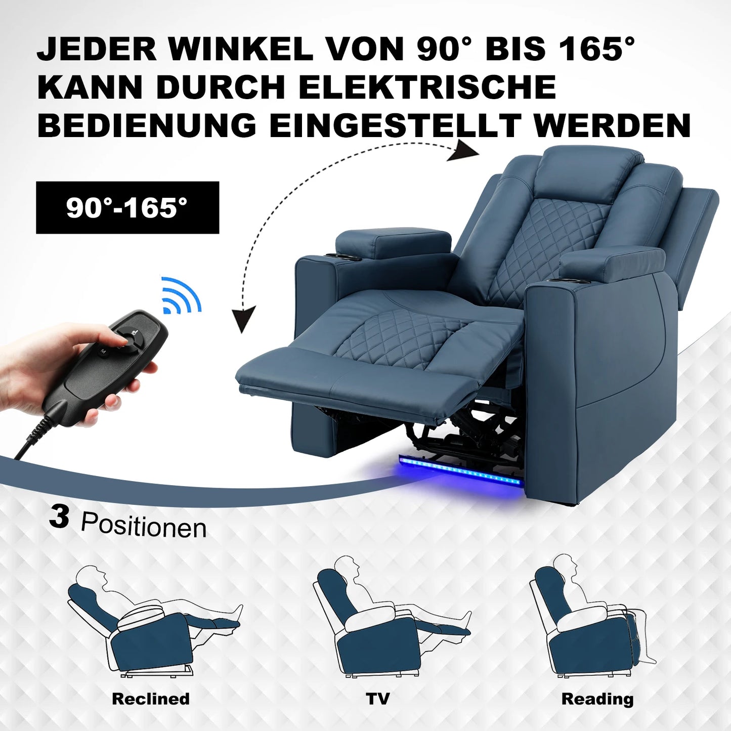 TV armchair Relax armchair with reclining function