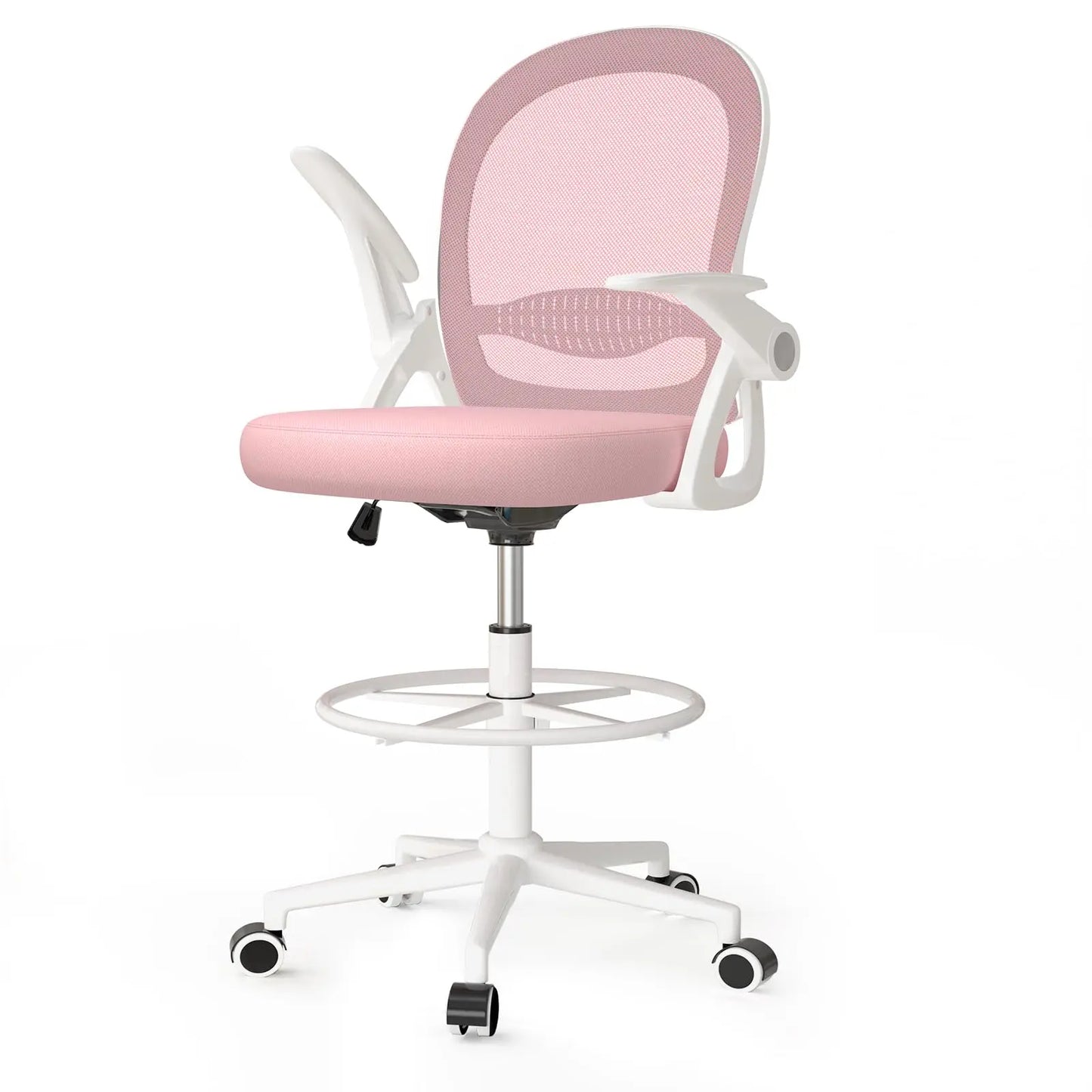 Office Chair with Footrest Ring Ergonomic
