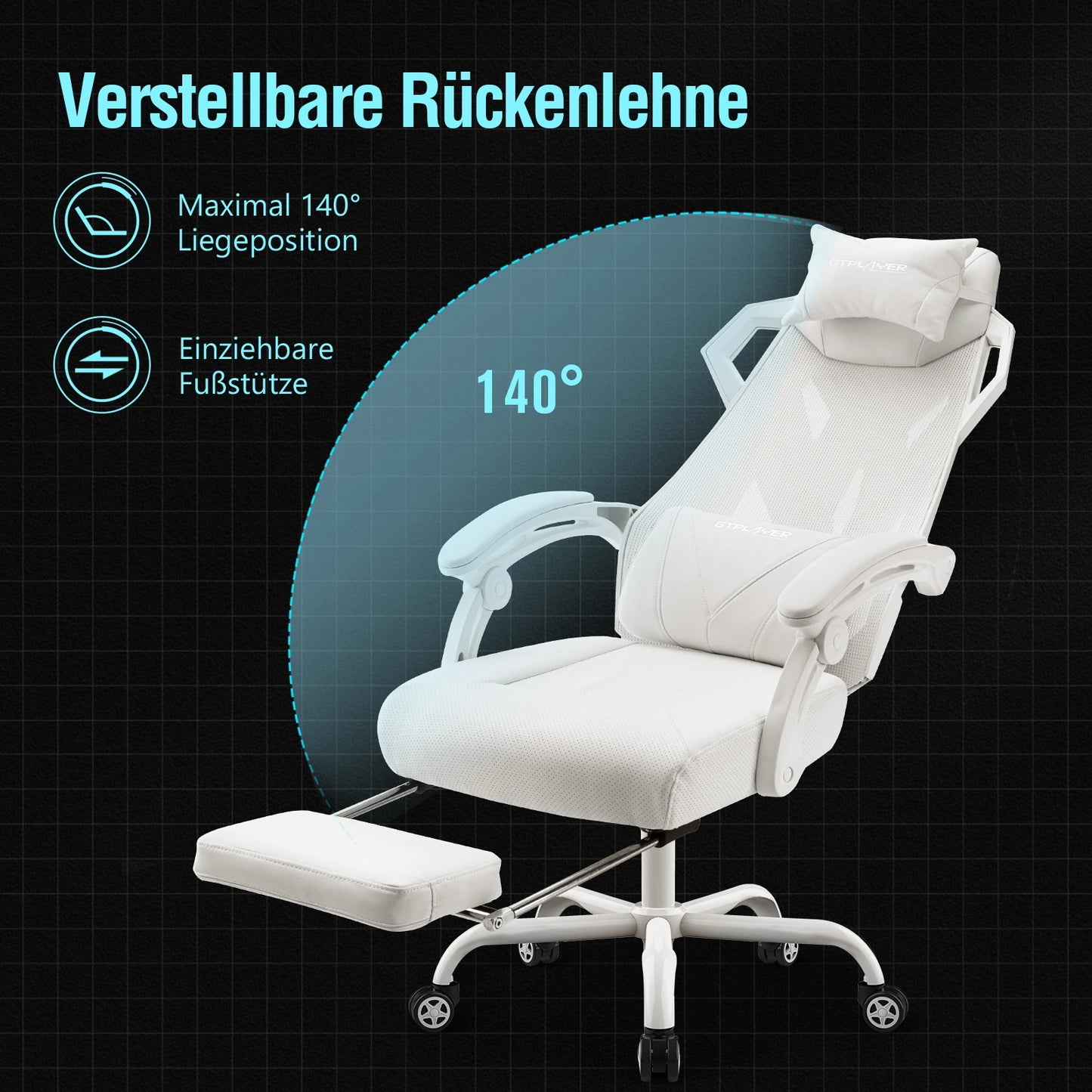GTPLAYER Ergonomic Office chair Desk chair Gaming