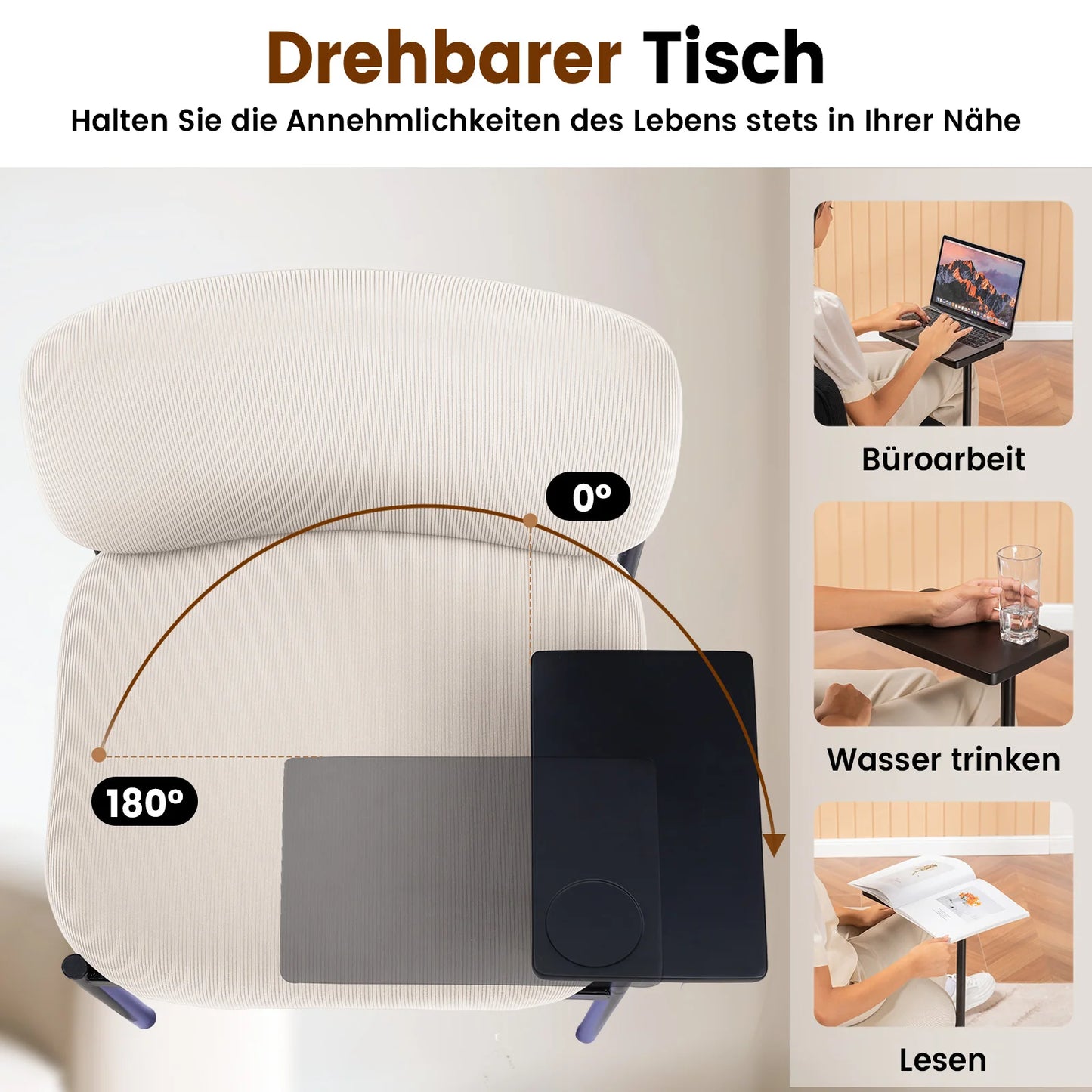 lounge armchair relax with desk metal legs single sofa
