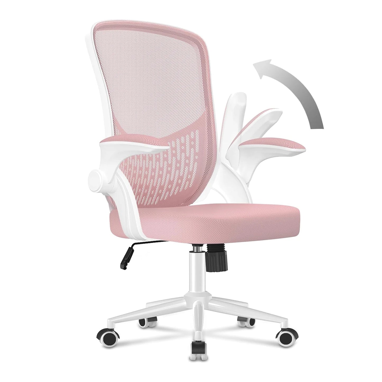 Ergonomic Office Chair Desk Chair with 90 ° Folding Armrests