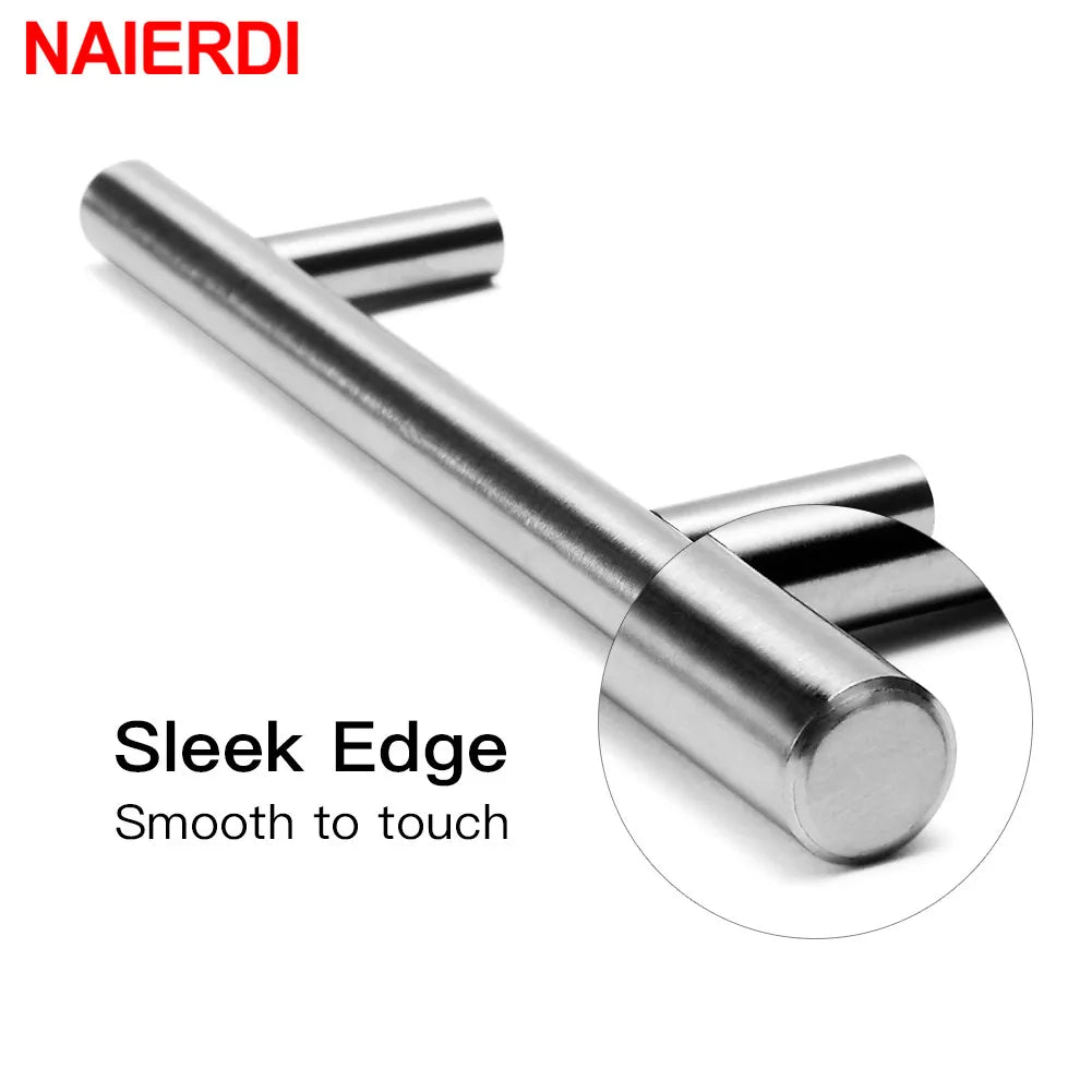 NAIERDI 2" ~ 24'' Stainless Steel Cabinet Handles Diameter 10mm