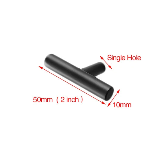 2" ~ 24'' Kitchen Door T Bar Straight Handle Knobs Cabinet Pull Diameter 10mm