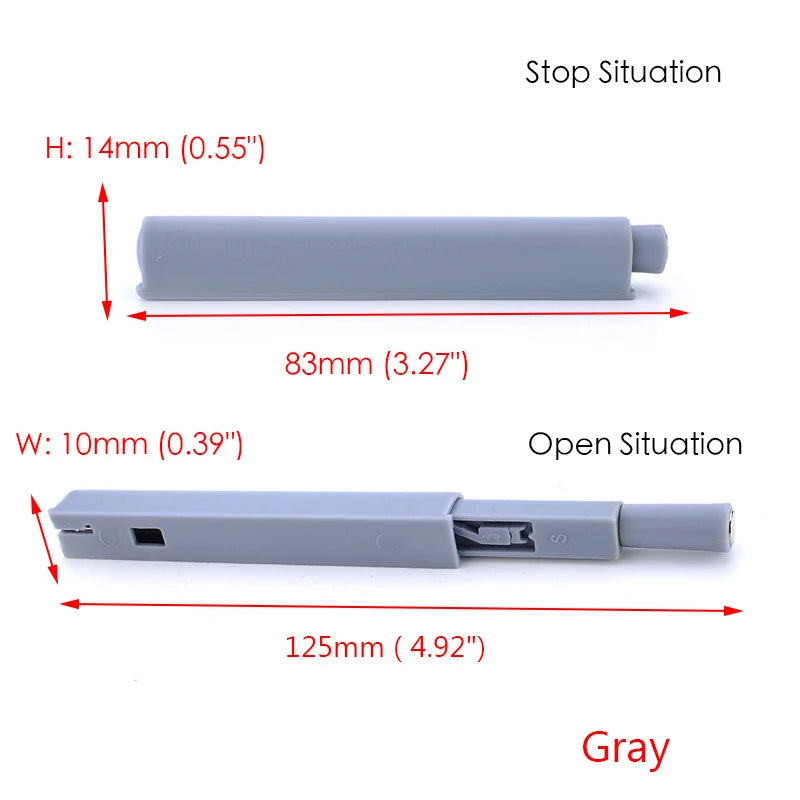 KAK 4pcs/lot Push To Open System Damper Buffer For Cabinet Door