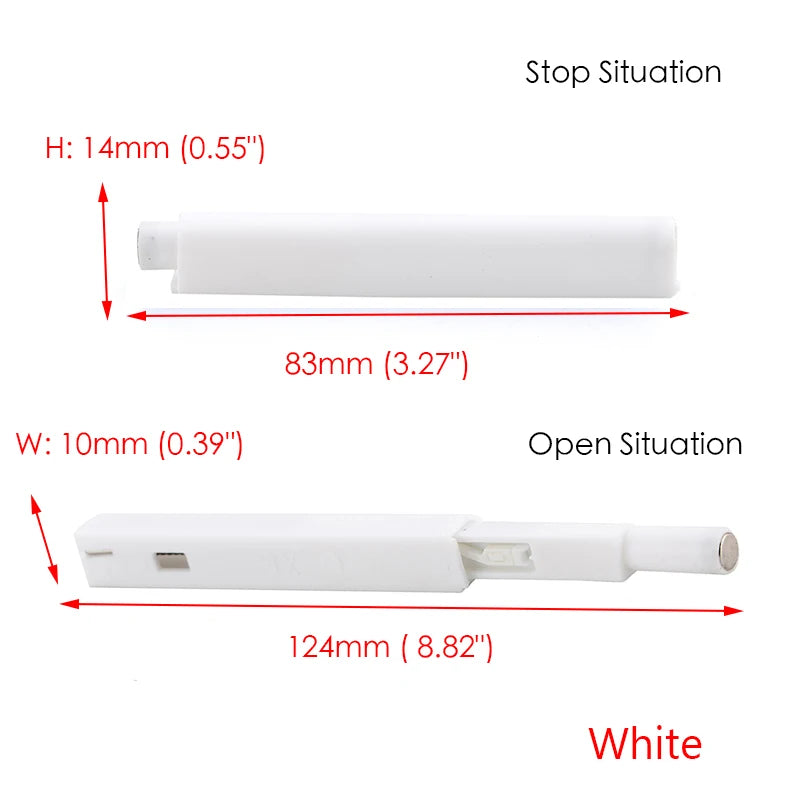KAK 4pcs/lot Push To Open System Damper Buffer For Cabinet Door