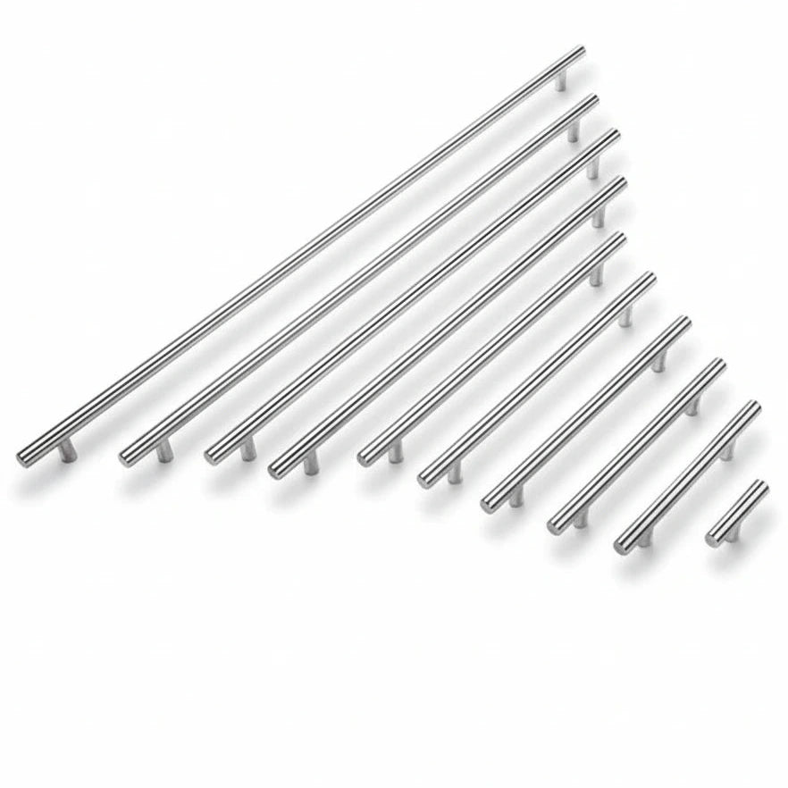 NAIERDI 2" ~ 24'' Stainless Steel Cabinet Handles Diameter 10mm