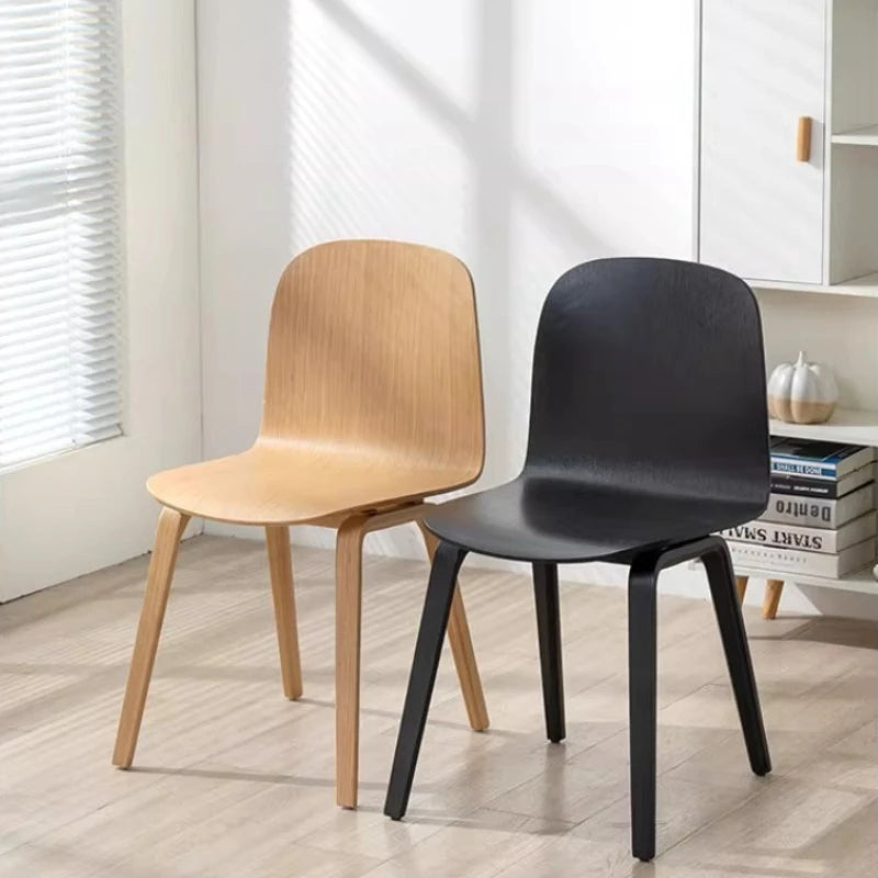 Solid Wood Chair Minimalist Bentwood