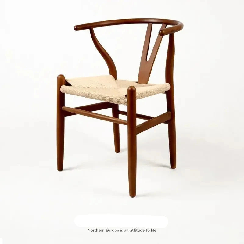 Nordic Quality Dining Chair Wooden Y Living Room
