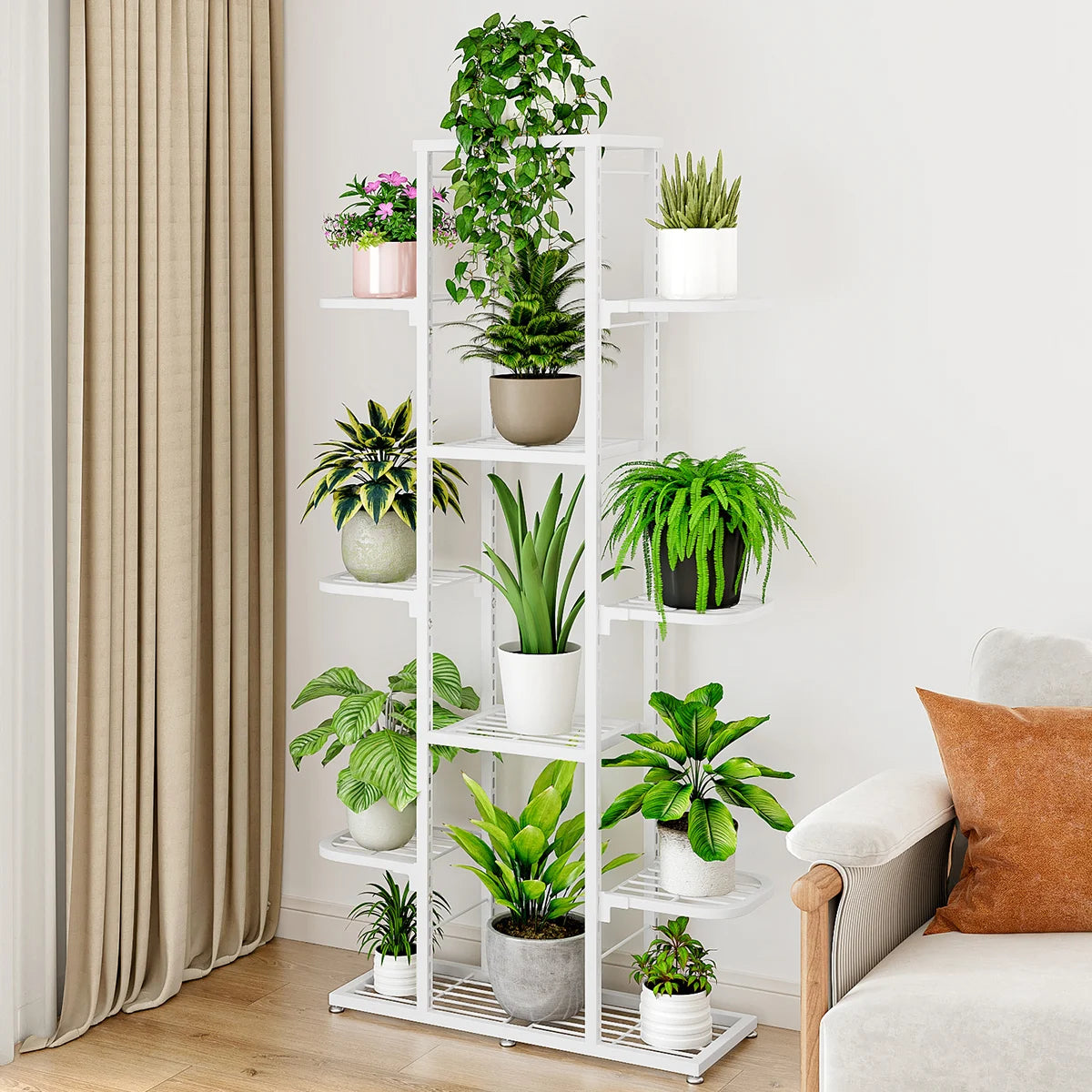 Plant Stand, 5 Tier/7 Tier Anti Slip Waterproof Corner