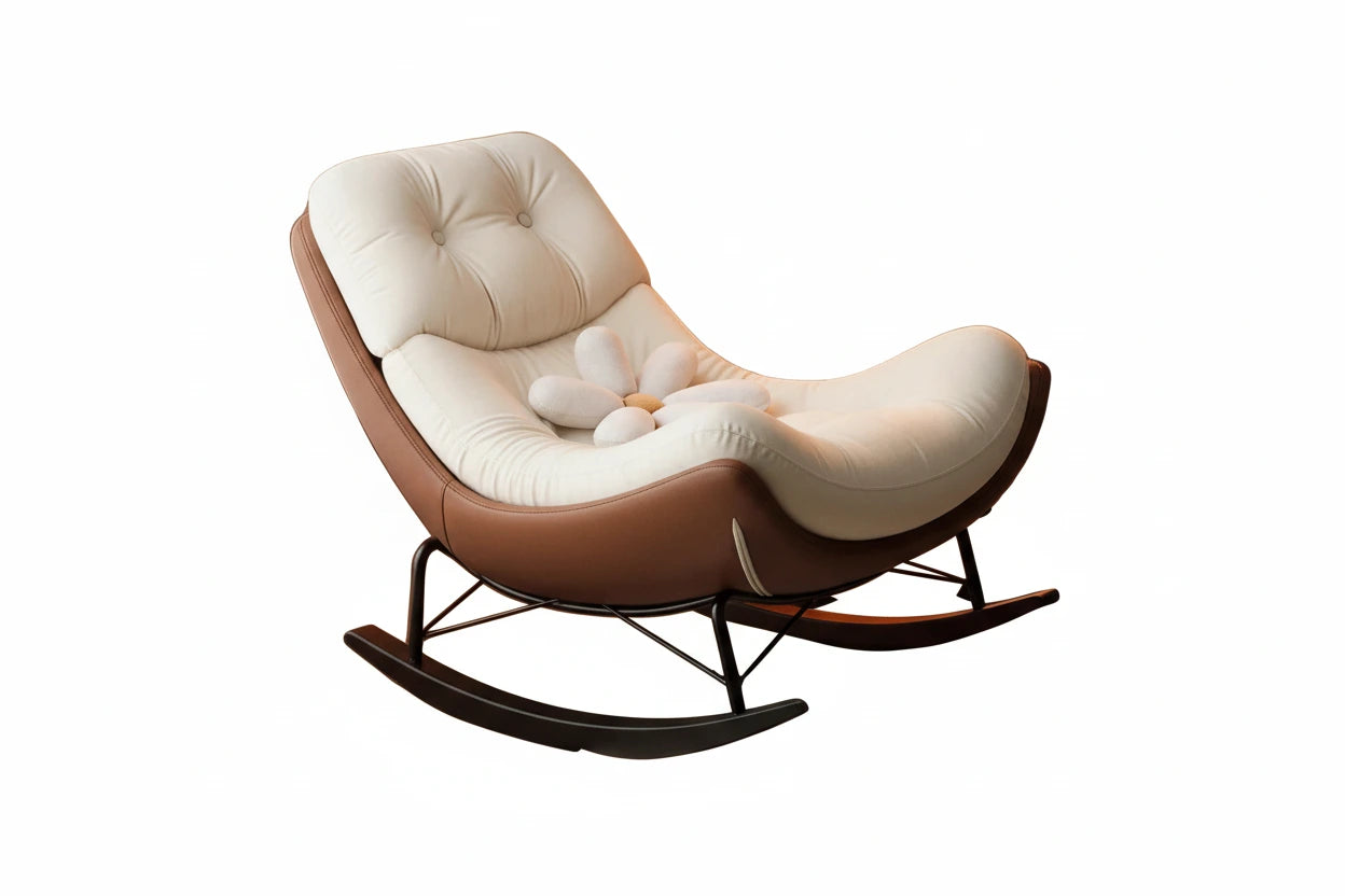 Comfy Luxury White Living Room Chair