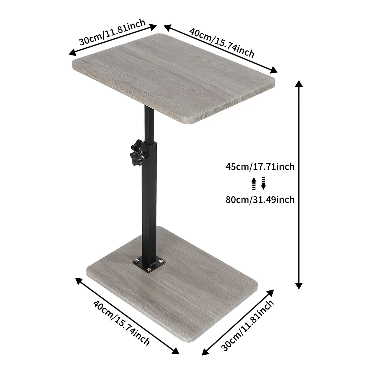 C Shaped Living Room Side Table Sofa