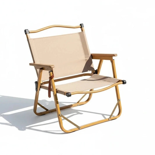 4/2/1PCS-khaki Camping Chair Portable Outdoor Chair Aluminum