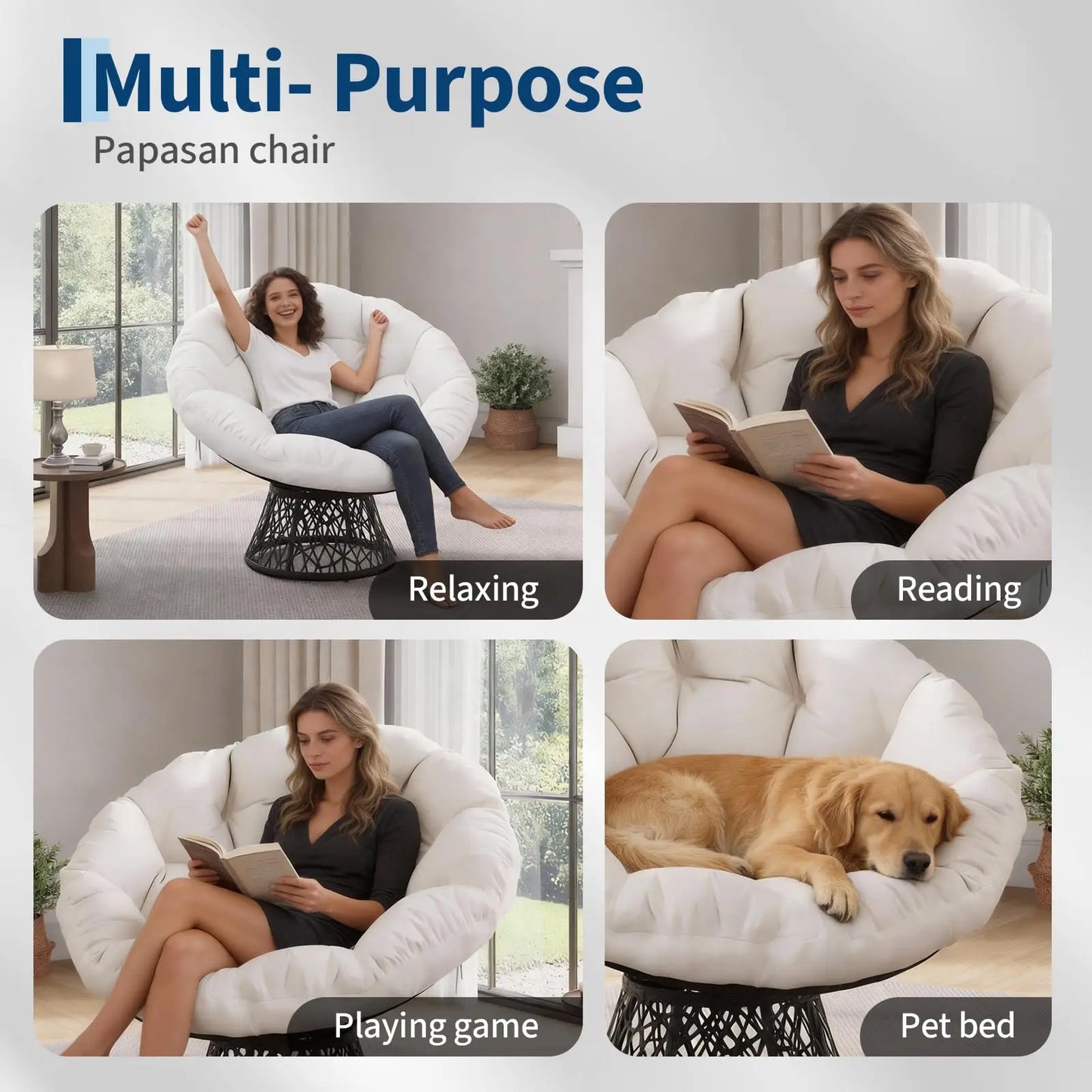 Papasan Chair Soft Cushion