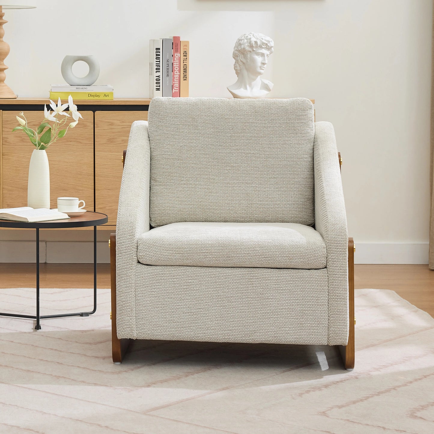 Okwish Relax armchair dining chair with wood