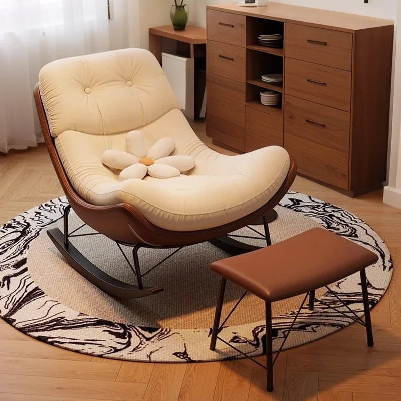 Comfy Luxury White Living Room Chair