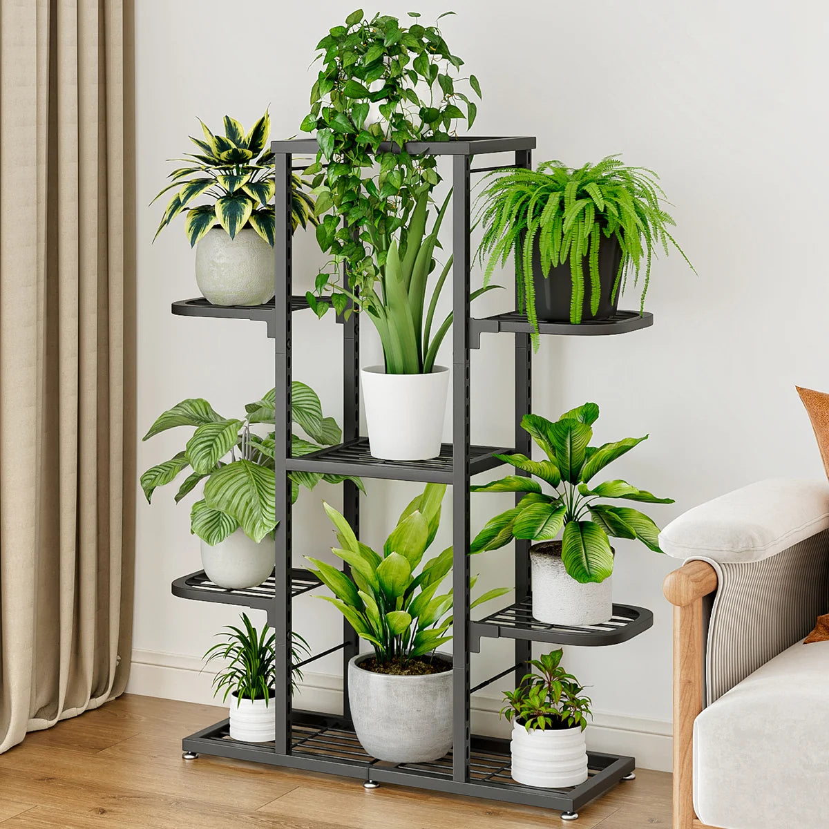 Plant Stand, 5 Tier/7 Tier Anti Slip Waterproof Corner