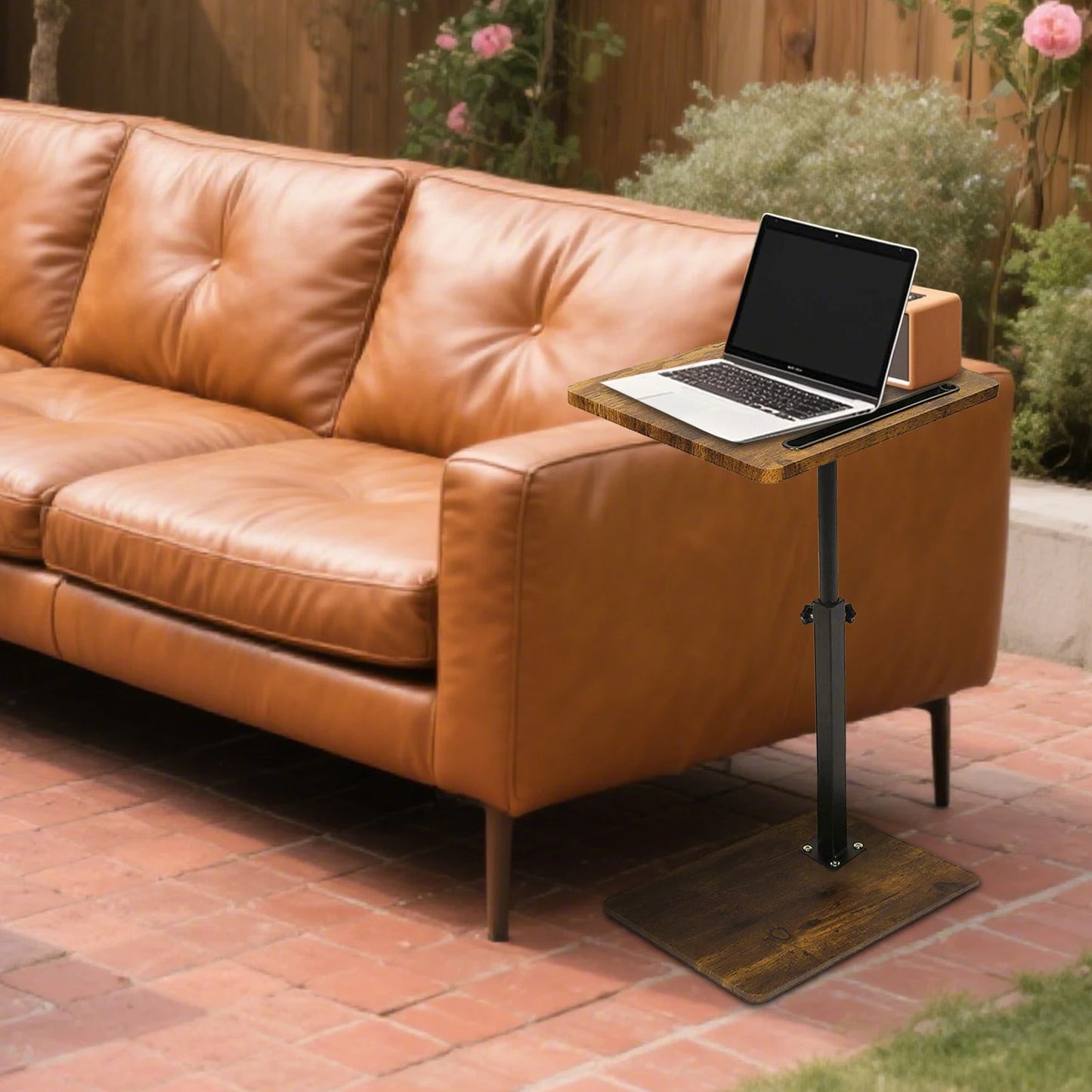 C Shaped Living Room Side Table Sofa