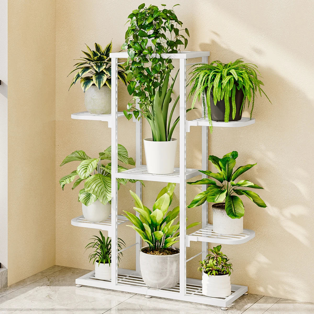 Plant Stand, 5 Tier/7 Tier Anti Slip Waterproof Corner