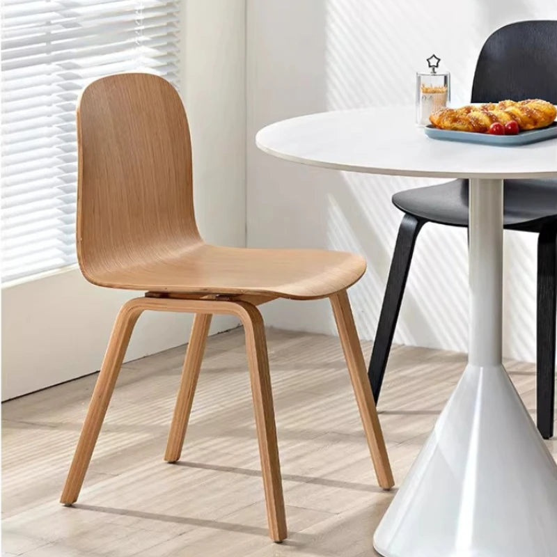 Solid Wood Chair Minimalist Bentwood
