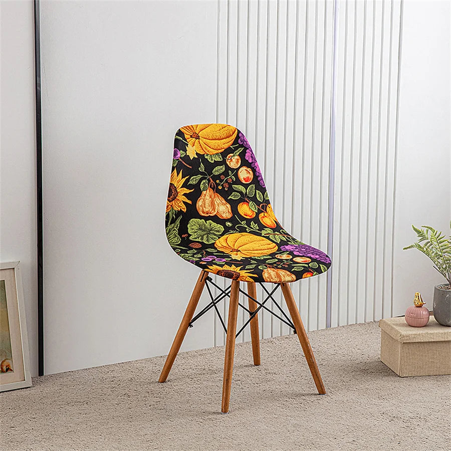 1Pc Printed Dining Table and Chair Cover