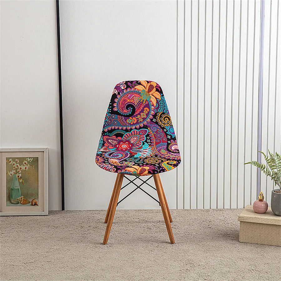 1Pc Printed Dining Table and Chair Cover