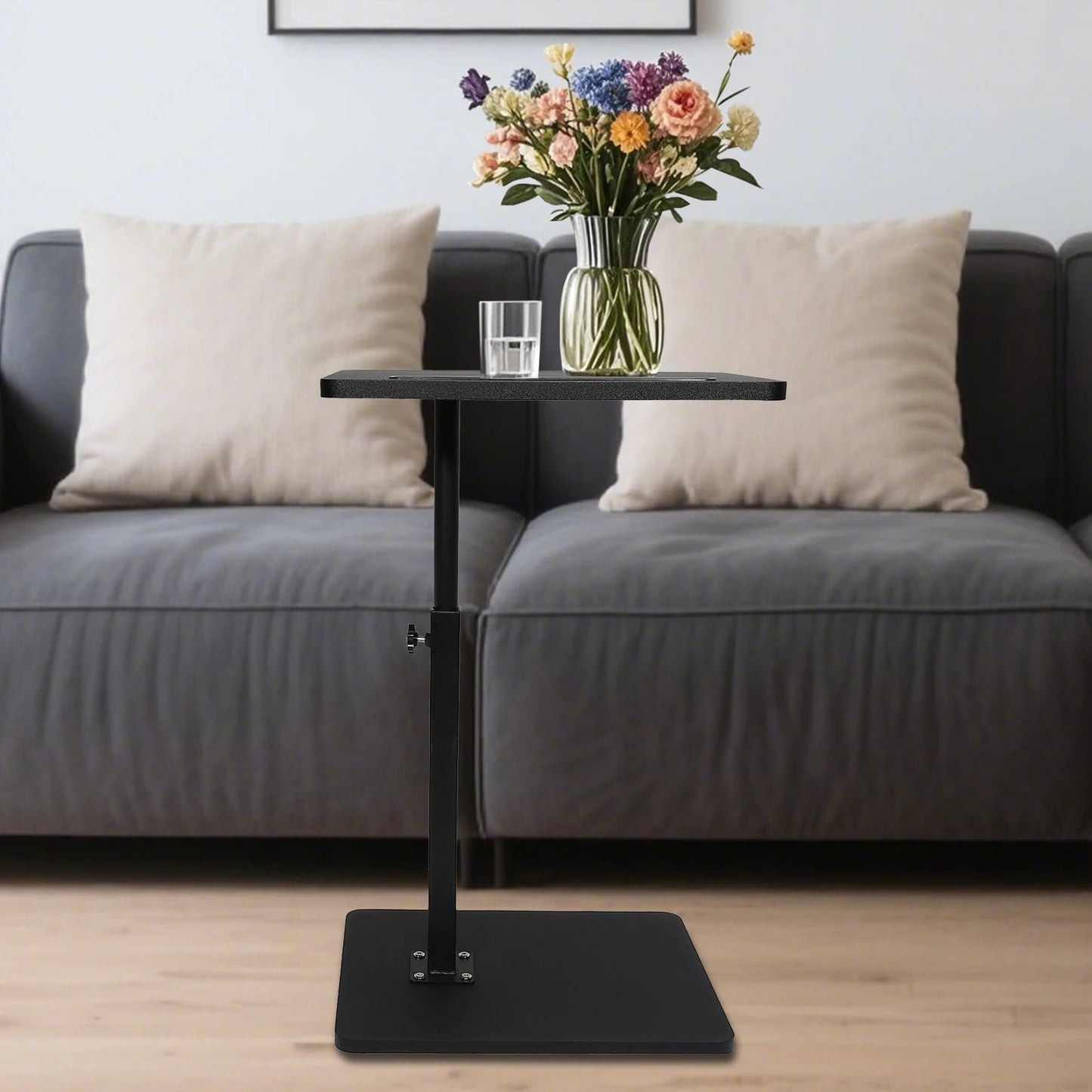 C Shaped Living Room Side Table Sofa