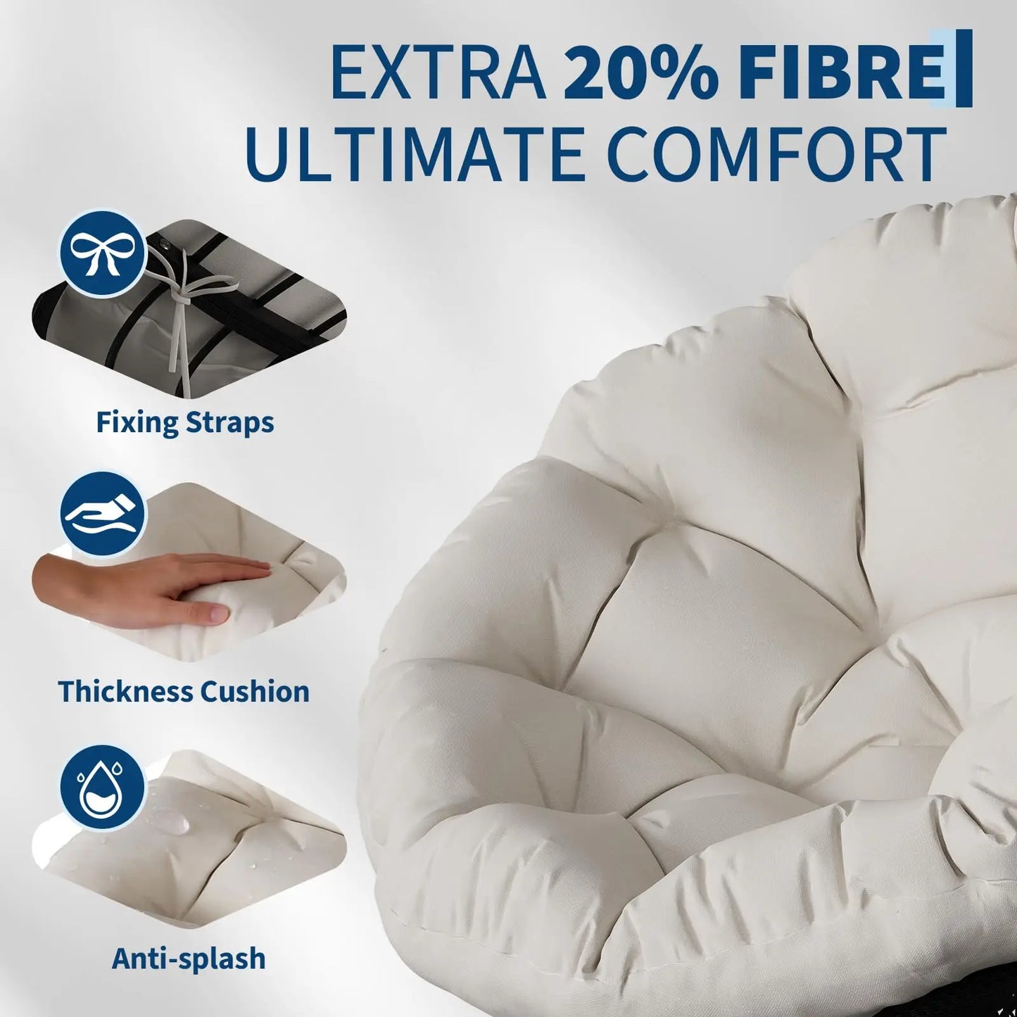 Papasan Chair Soft Cushion