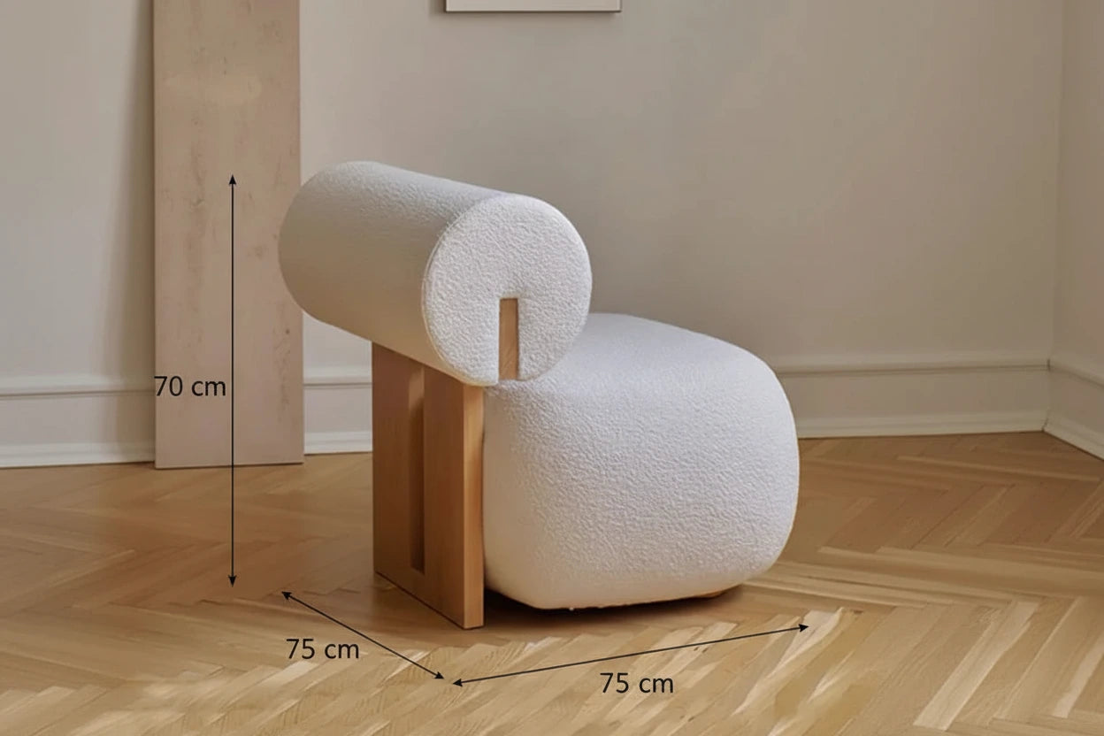 Nordic Solid Wood Sofa Chair