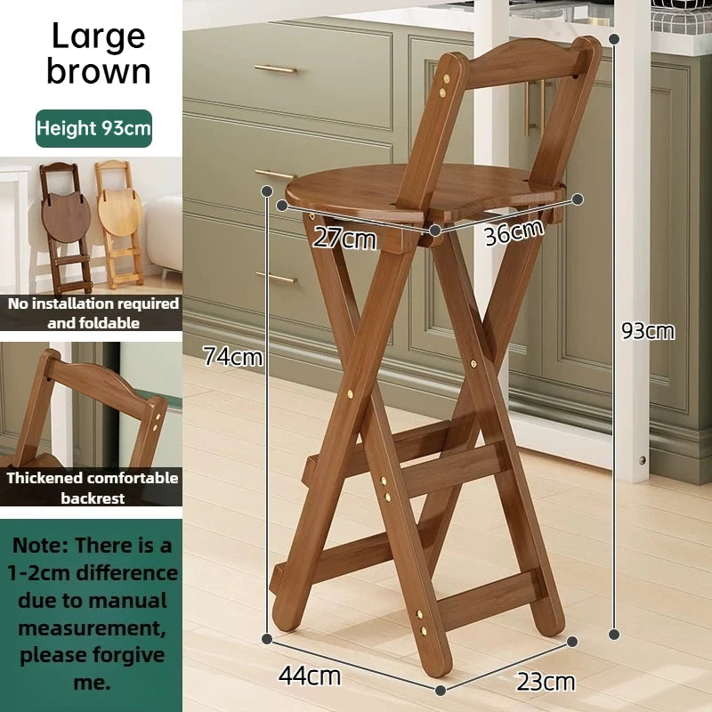 bar chair simple wood