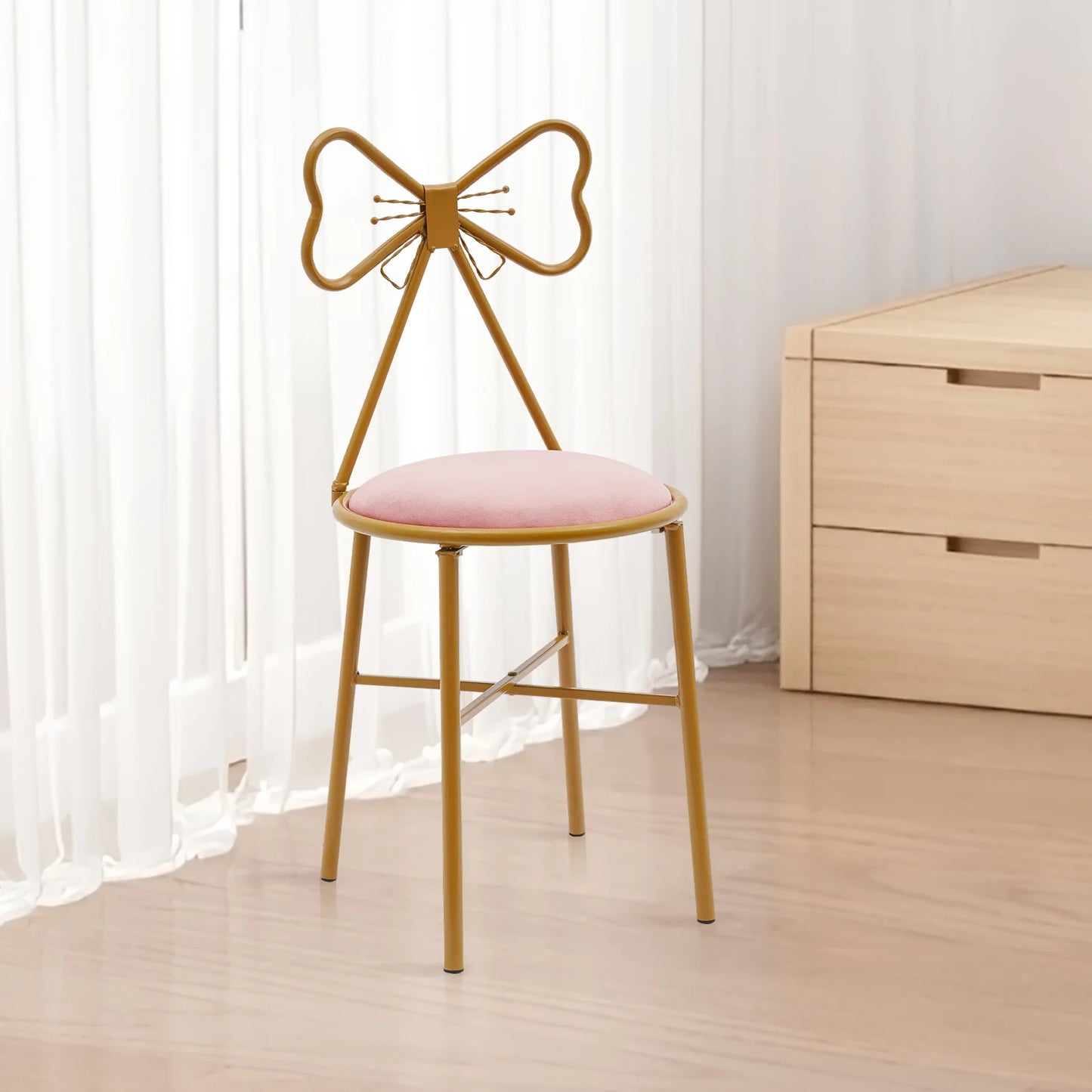 Butterfly Bow Tie Vanity Chair Modern