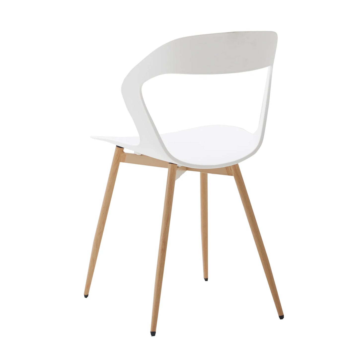 Set of 4 / 6 PCS  Simple Plastic Dining Chairs Living Room