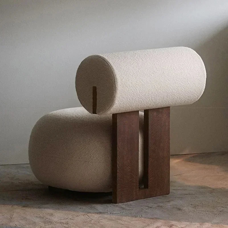 Nordic Solid Wood Sofa Chair