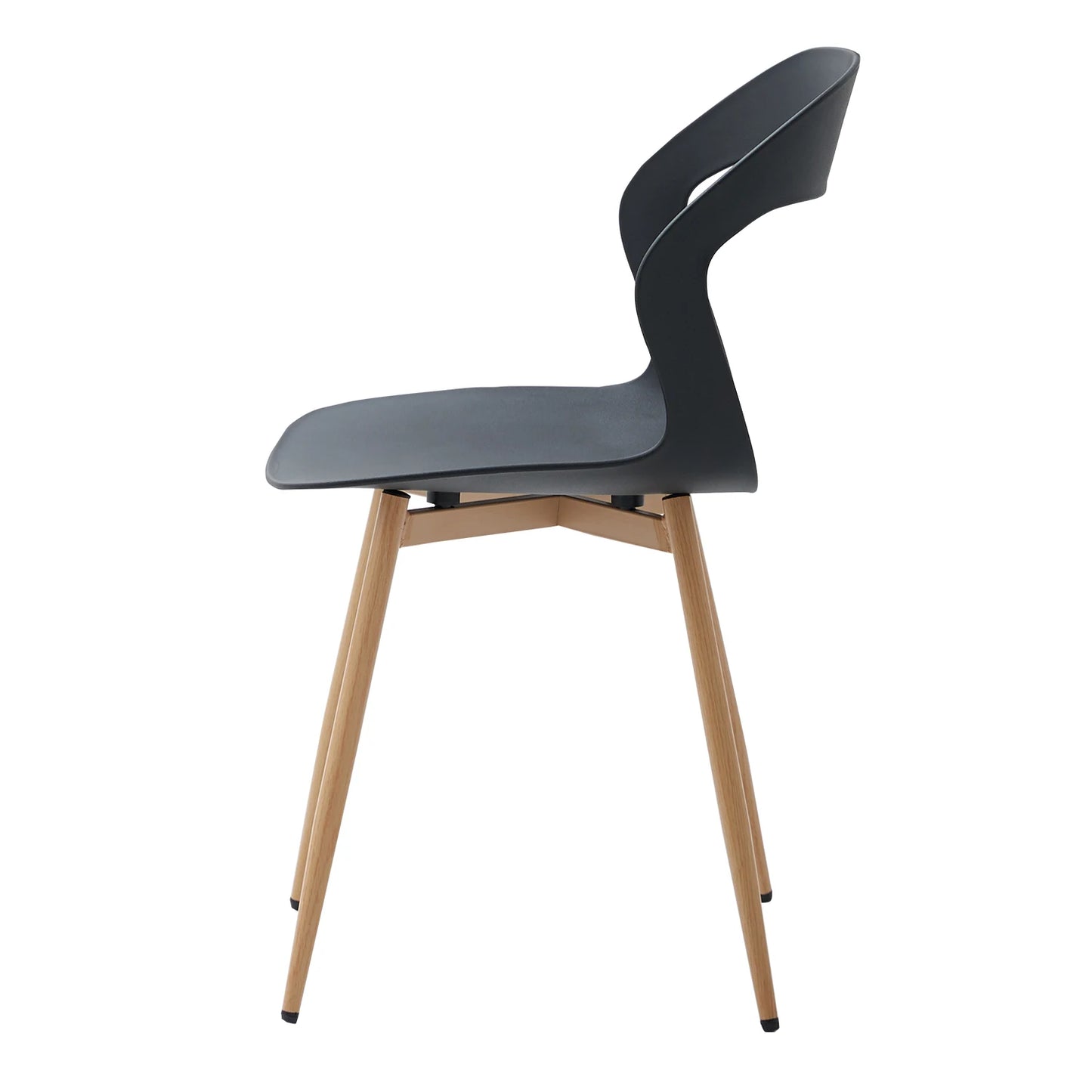 Set of 4 / 6 PCS  Simple Plastic Dining Chairs Living Room